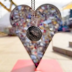 Domed State Quarter Coin Necklace